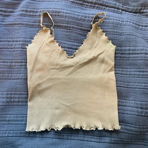 Free people tank green Kaiki size m/l fits like s/m